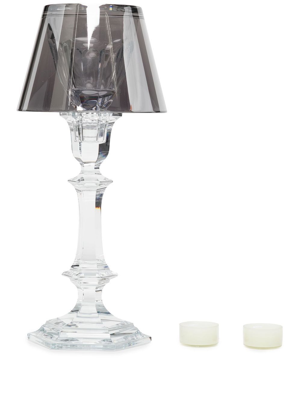 Baccarat 台灯造型水晶烛台 - 白色