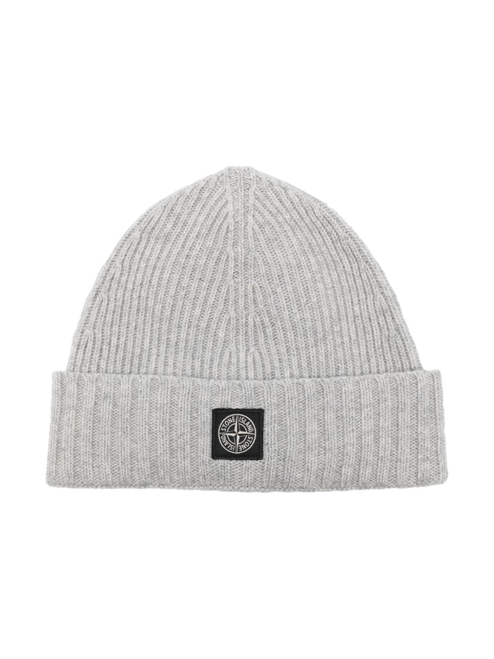 Stone Island Junior Compass 套头帽 - 灰色