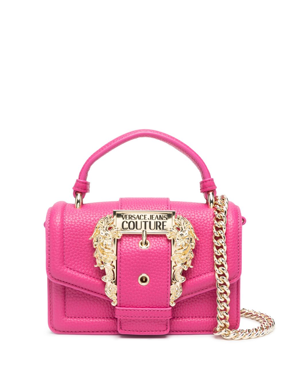 Versace Jeans Couture 人造皮革迷你包 - 粉色