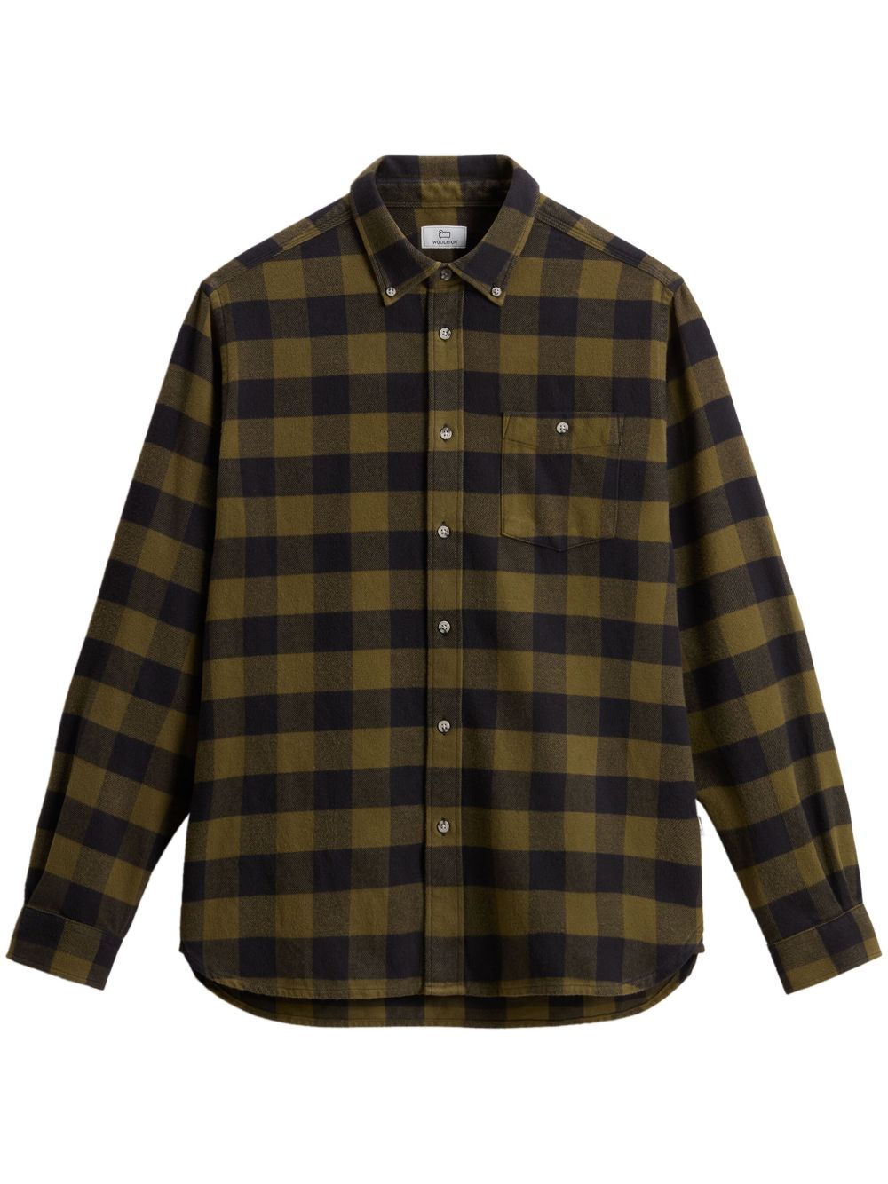 Woolrich 法兰绒衬衫 - 绿色