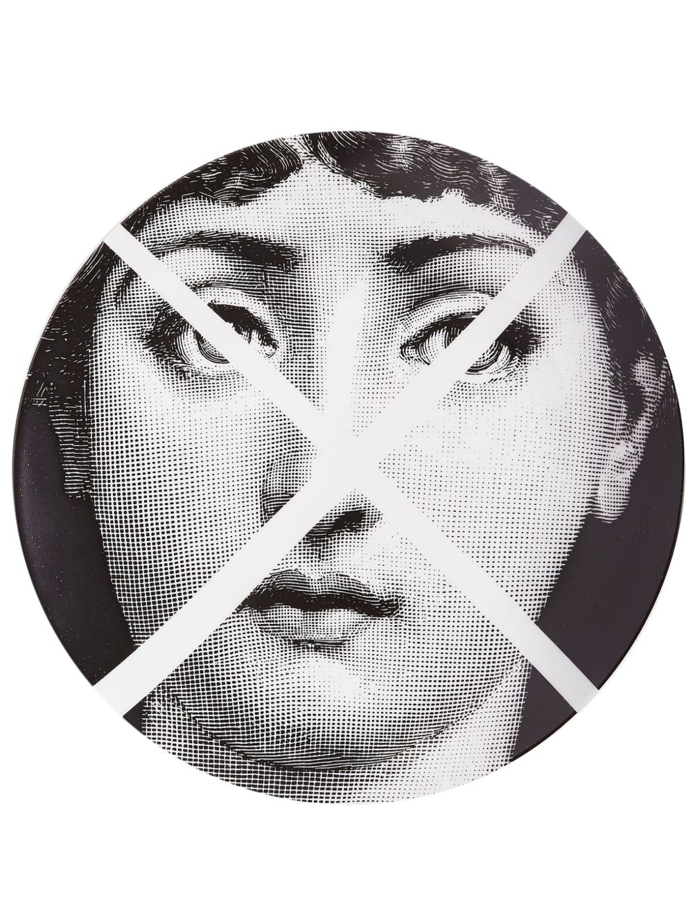 Fornasetti Variazioni n.30 装饰盘 - 黑色