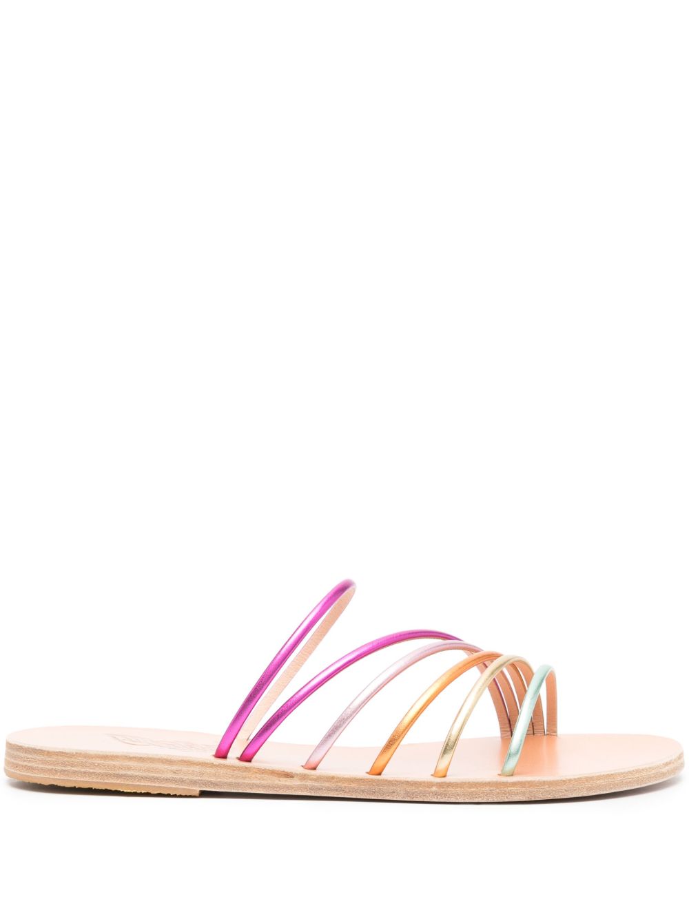 Ancient Greek Sandals Adriani 袢带凉鞋 - 粉色
