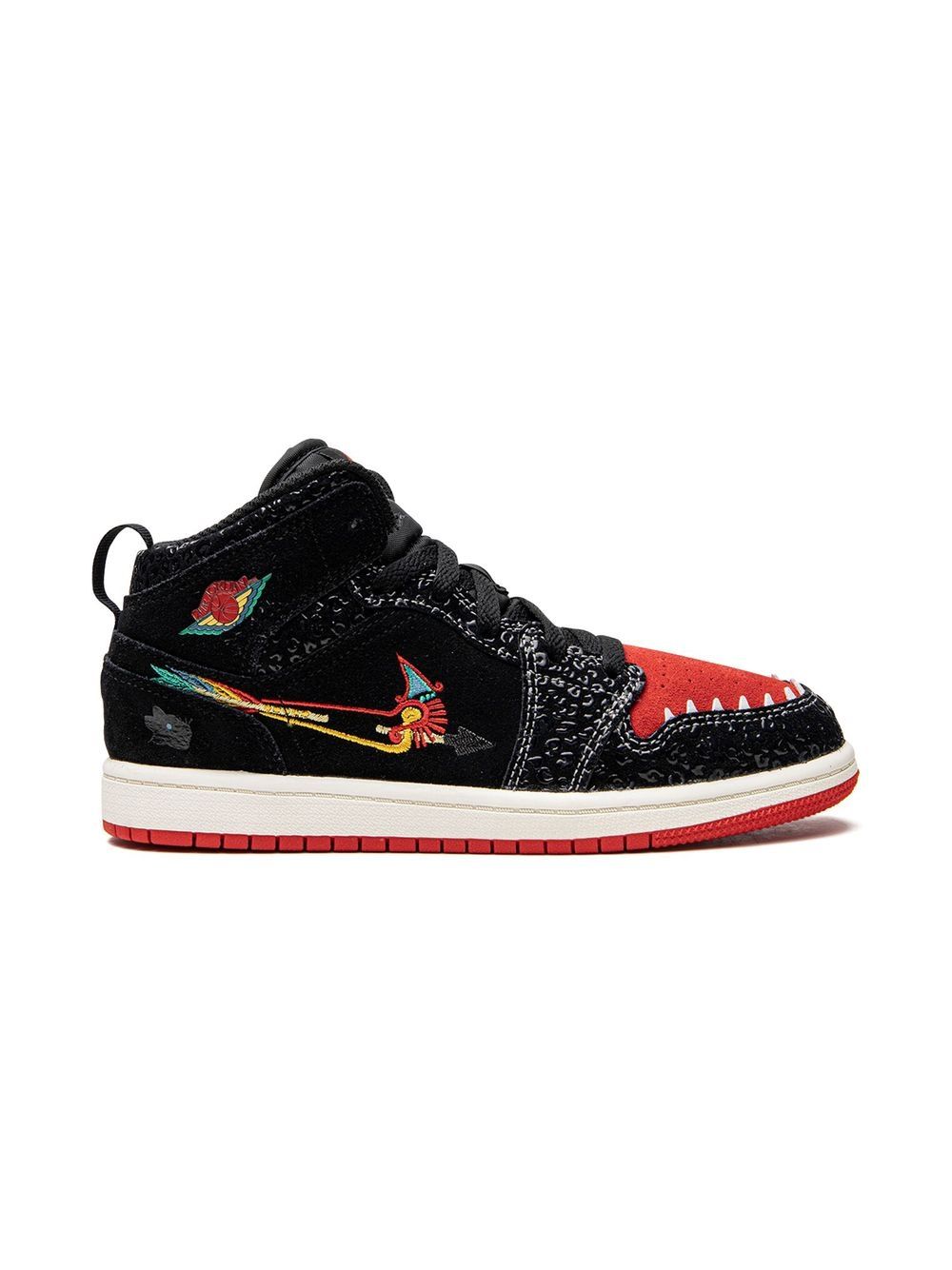 Jordan Kids Air Jordan 1 Mid SE GS Siempre Familia 运动鞋 - 黑色