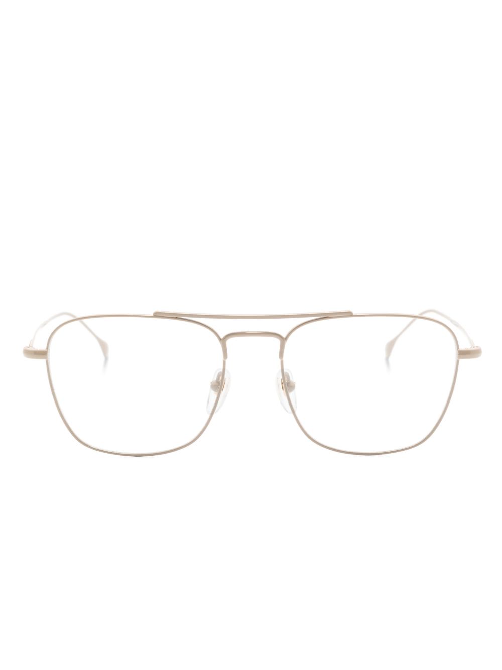 Gucci Eyewear logo雕刻方框眼镜 - 中性色
