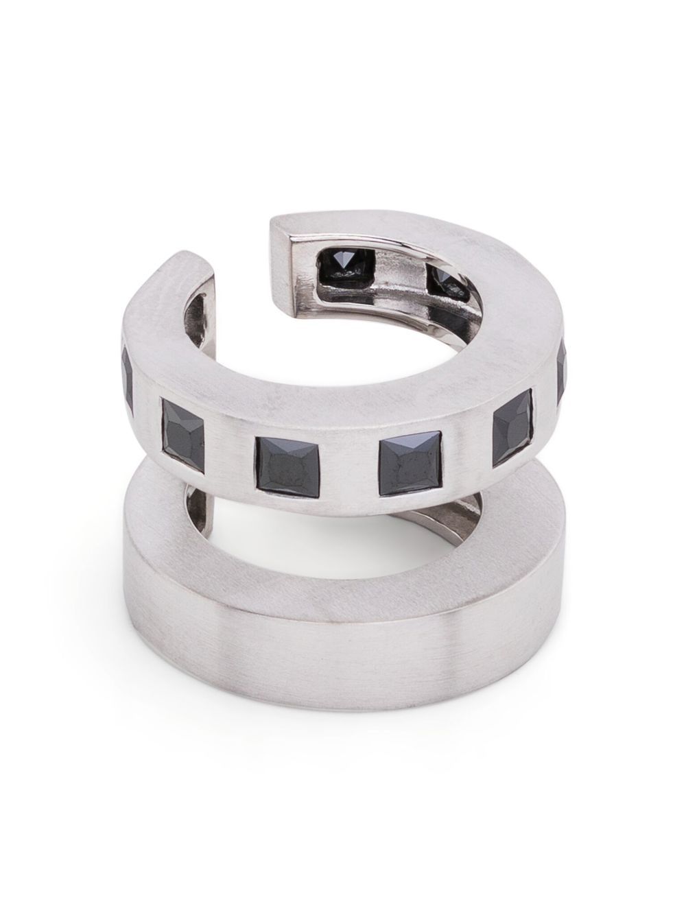 Tom Wood Arch Zirconia Double 耳骨夹 - 银色