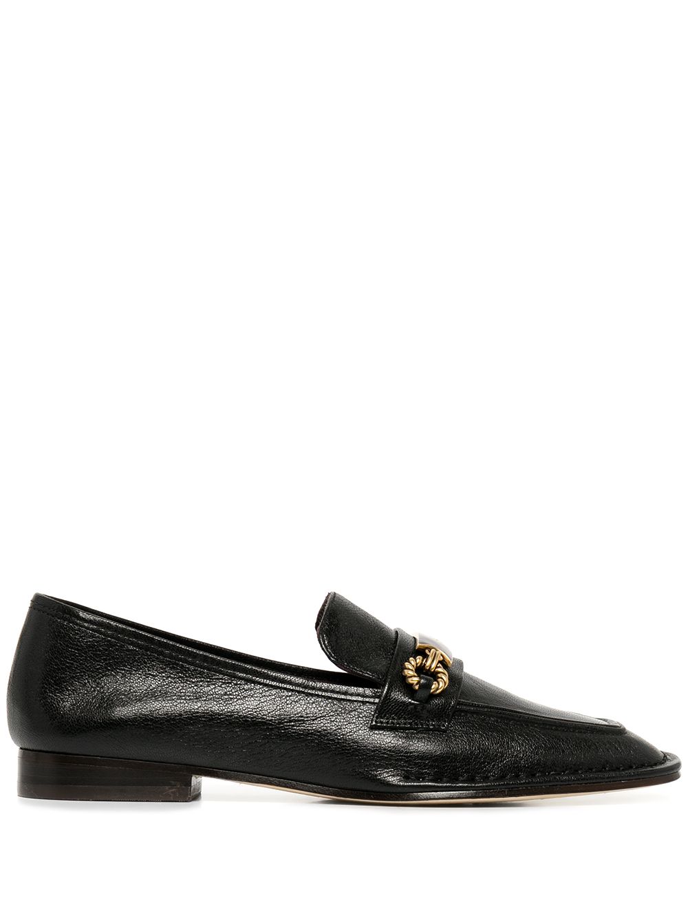 Tory Burch Perrine logo乐福鞋 - 黑色