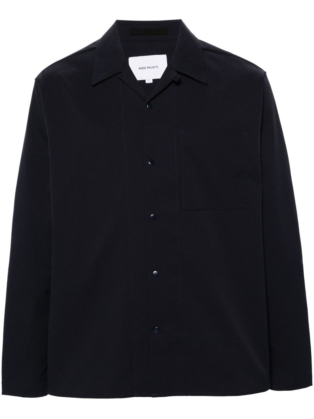 Norse Projects Carsten 摁扣衬衫 - 蓝色