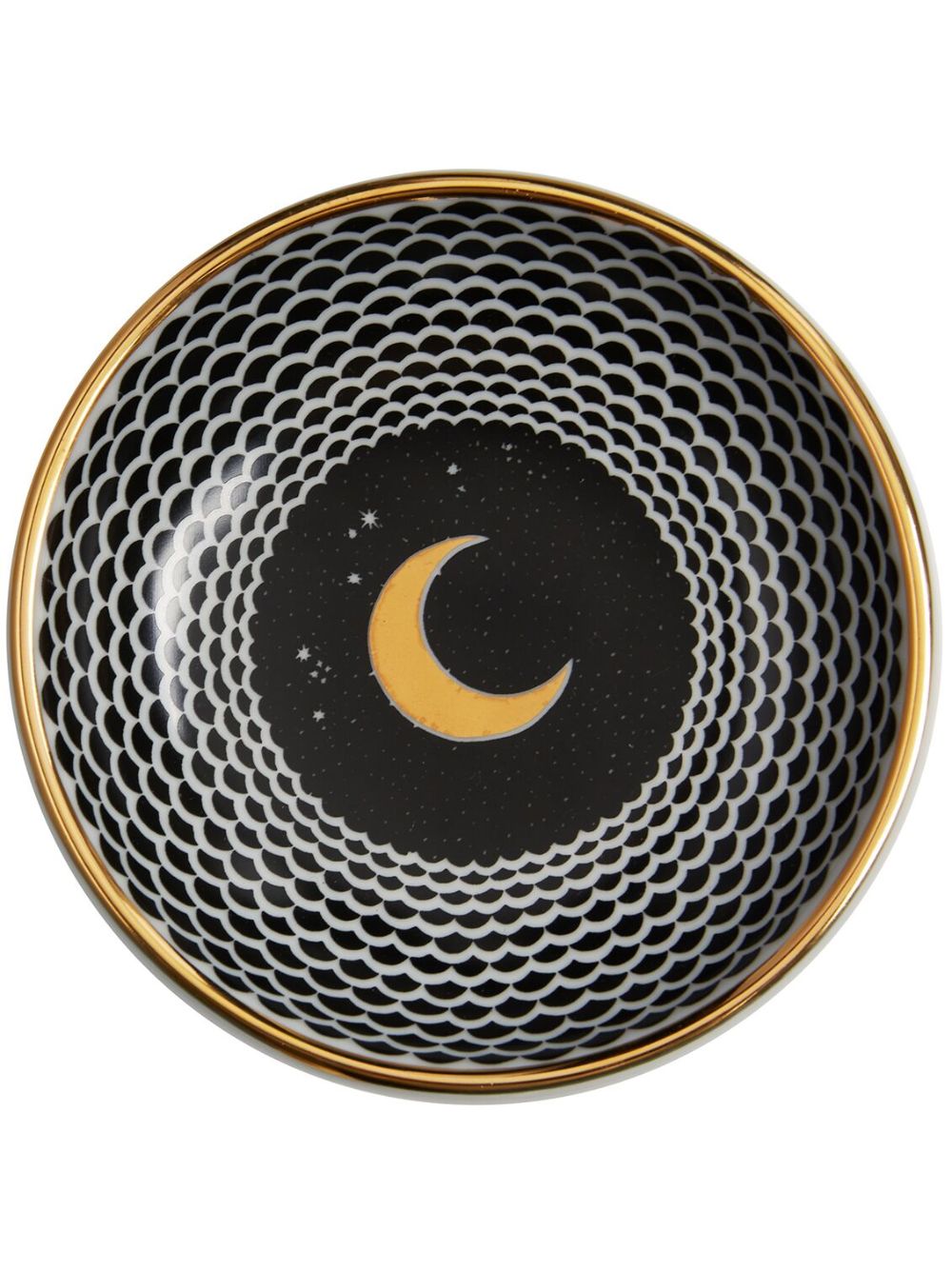 Fornasetti Lunocentrica 烟灰缸（13厘米） - 黑色