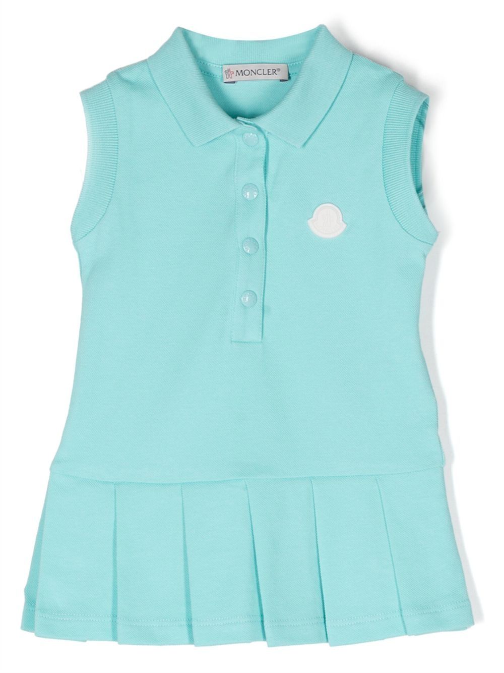 Moncler Enfant 无袖polo衫 - 蓝色
