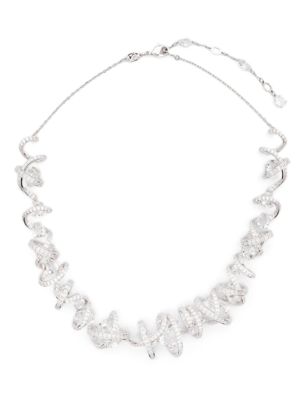 Swarovski Hyperbola 项链 - 银色