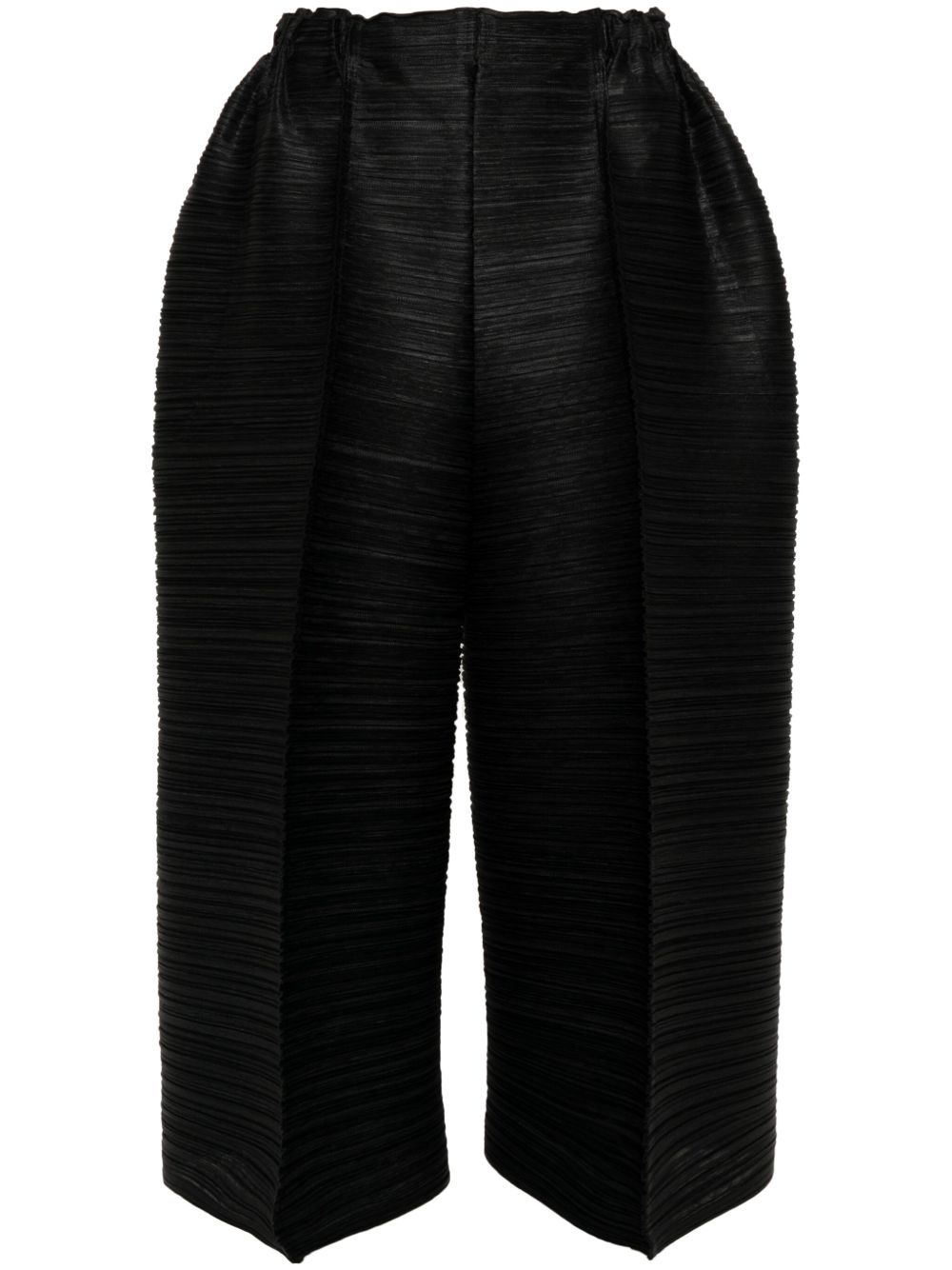 Pleats Please Issey Miyake Thicker Bounce 露踝裤 - 黑色