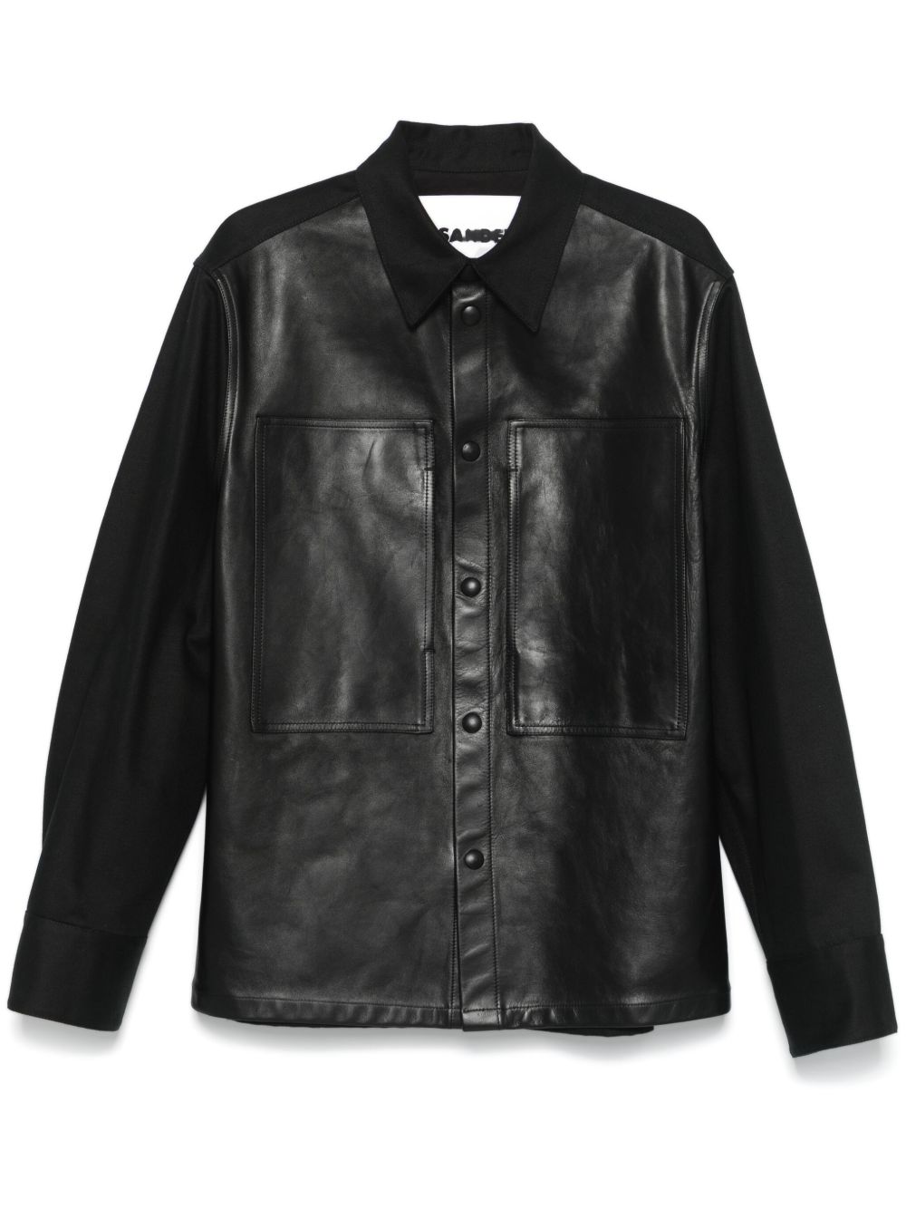 Jil Sander Sea Island 牛仔衬衫 - 黑色