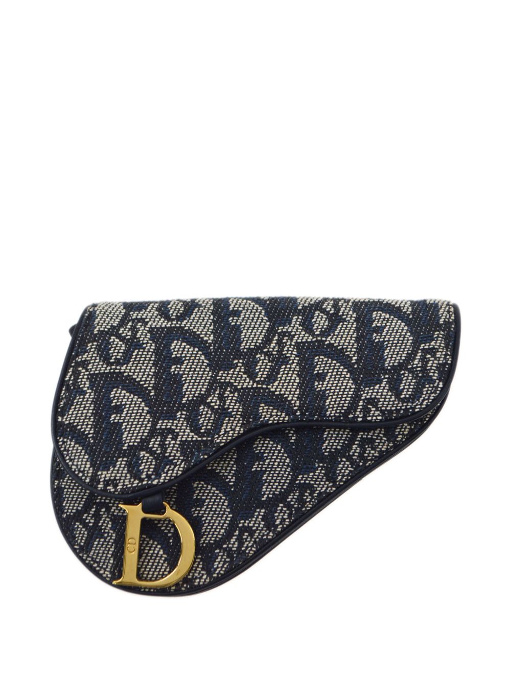Christian Dior Pre-Owned Saddle 零钱包（2001年典藏款） - 蓝色