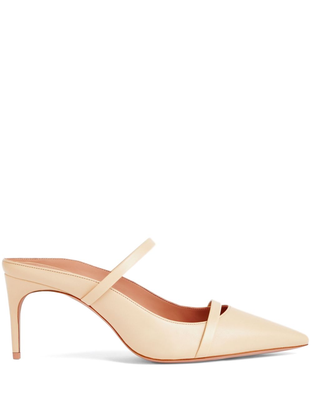 Malone Souliers Aurora 皮质中跟穆勒鞋 - 中性色