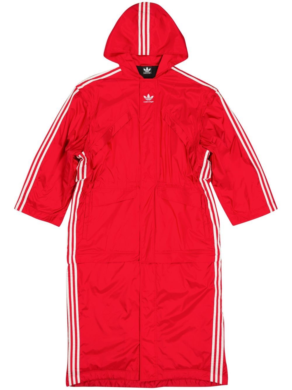 Balenciaga x adidas 可拆式派克大衣 - 红色