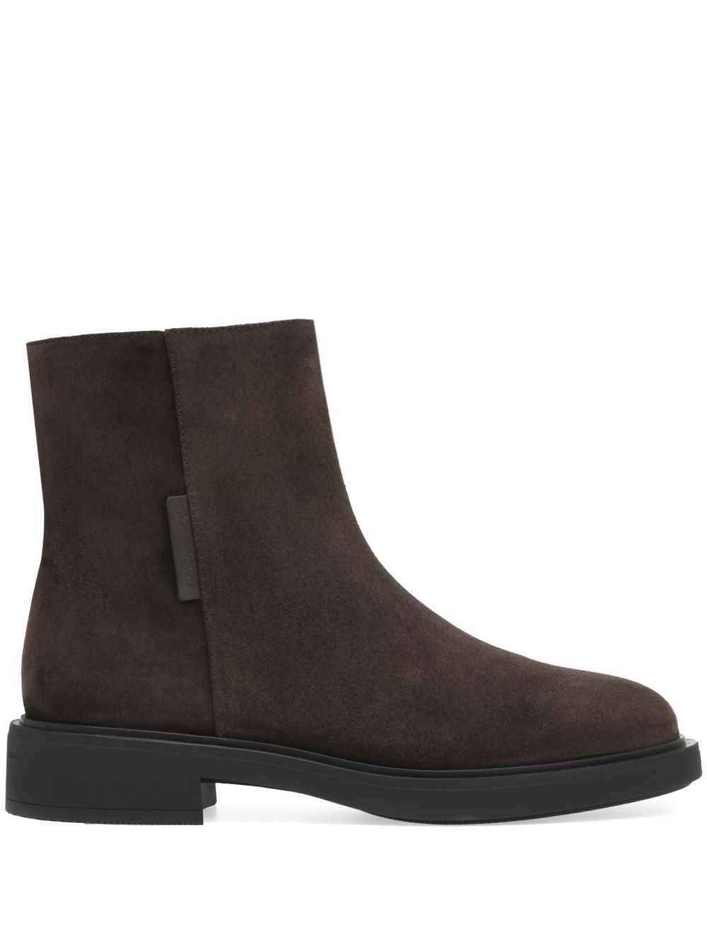 Gianvito Rossi Lexington 绒面皮切尔西靴 - 褐色