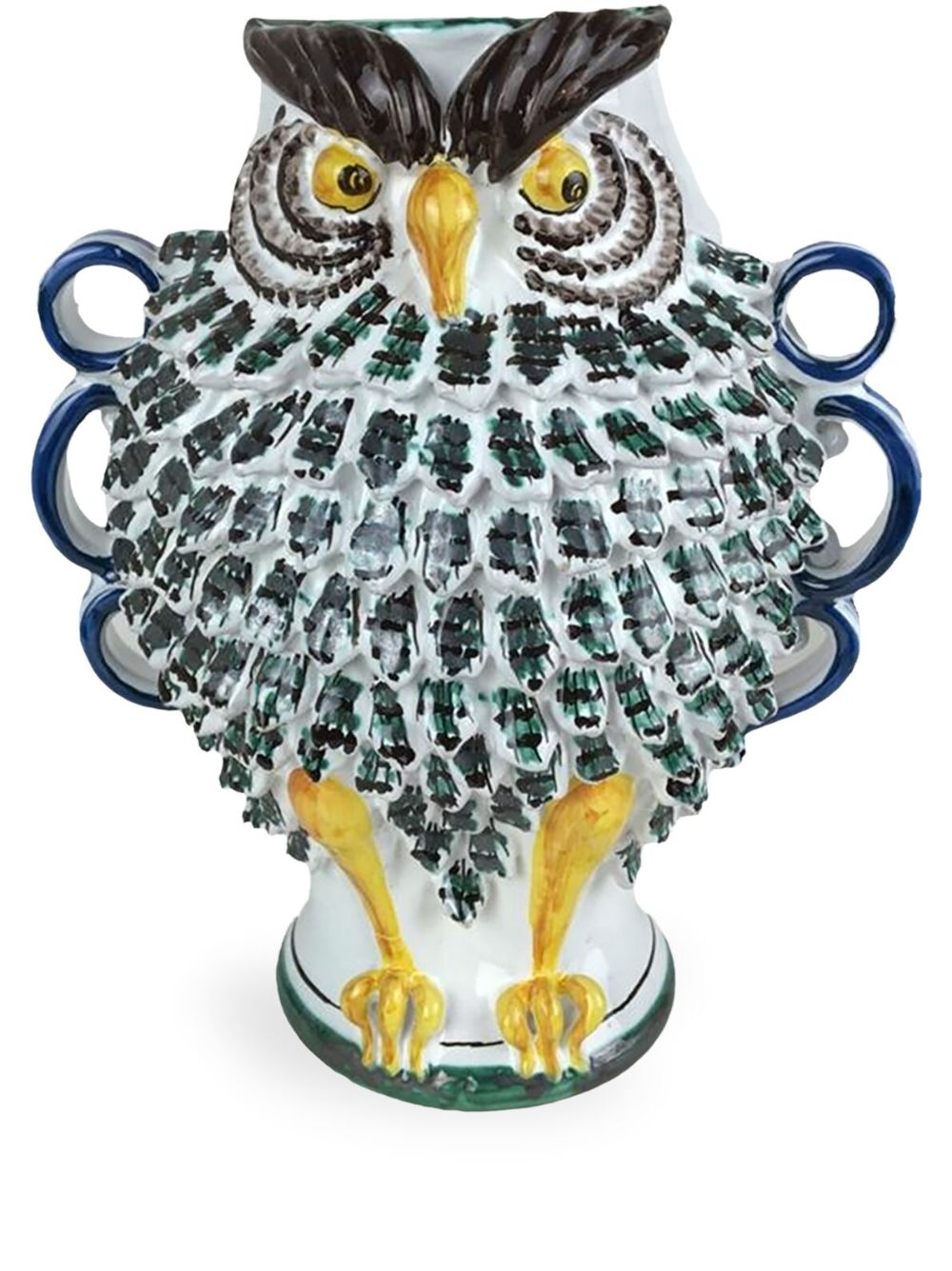 Les-Ottomans Owl 陶瓷瓶 - 黑色
