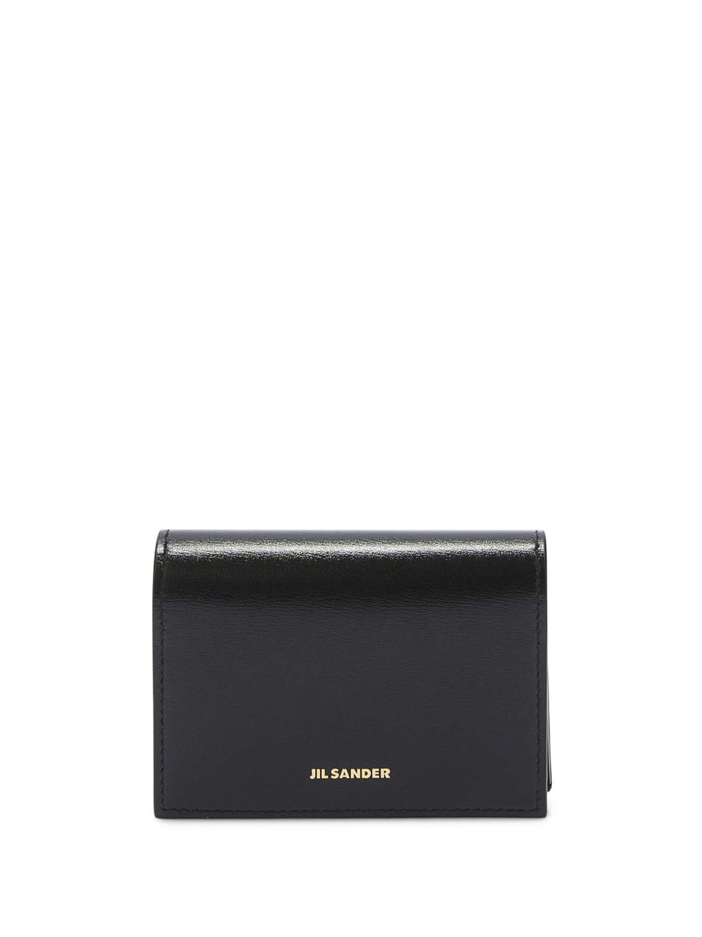Jil Sander 金属感logo卡夹 - 黑色