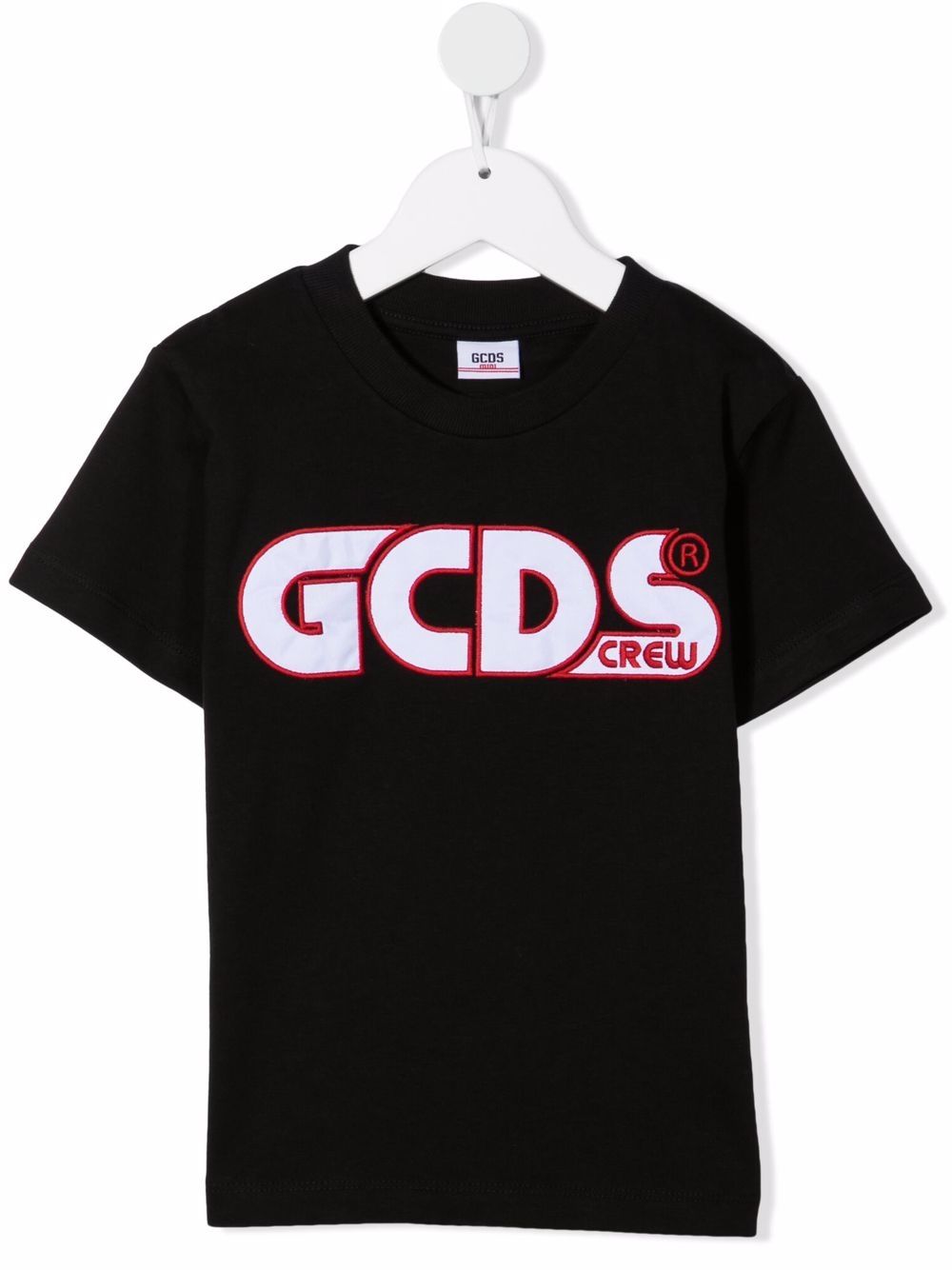 Gcds Kids logo印花T恤 - 黑色
