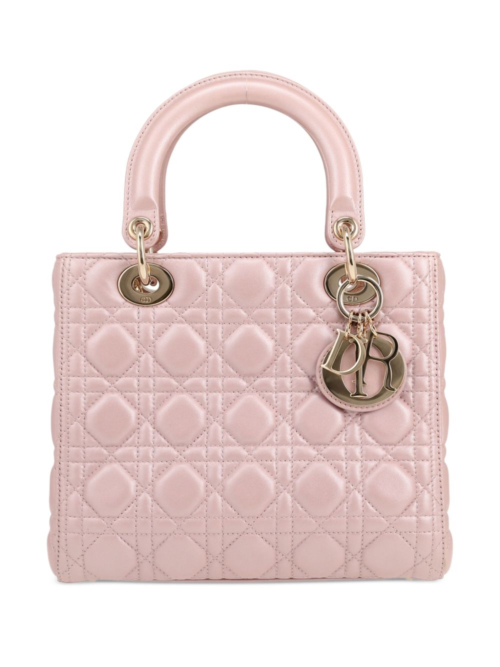 Christian Dior Pre-Owned Lady Dior 手提包（典藏款） - 粉色