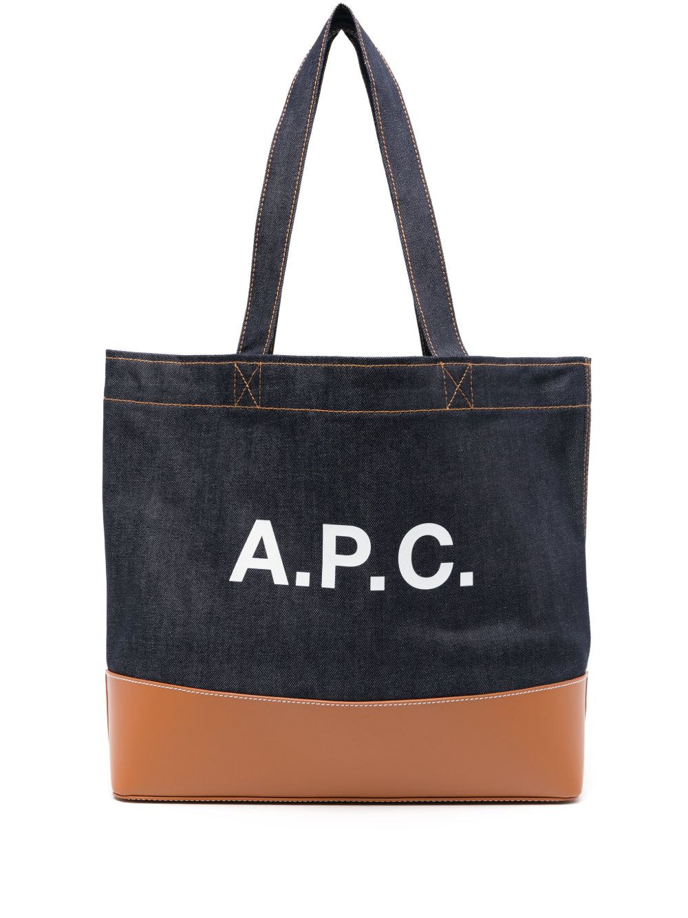 A.P.C. Axel 牛仔手提包 - 蓝色