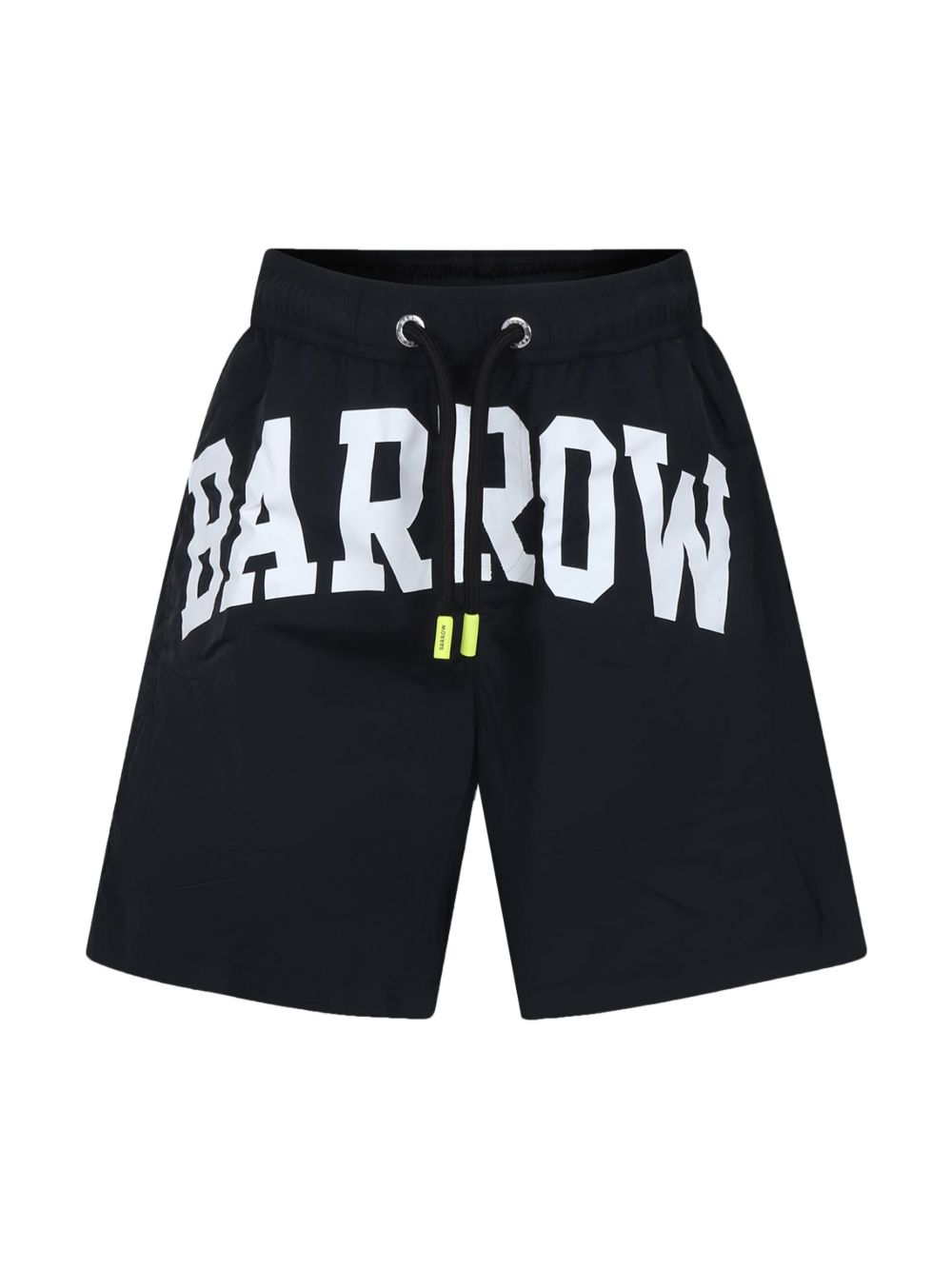 Barrow kids logo印花泳裤 - 黑色