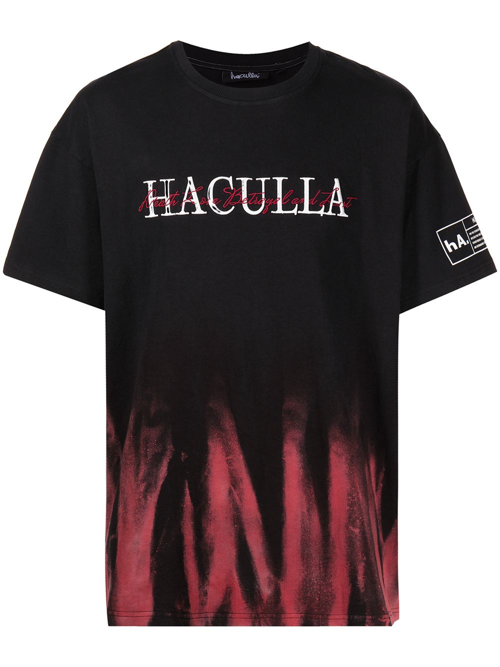 Haculla logo印花T恤 - 黑色