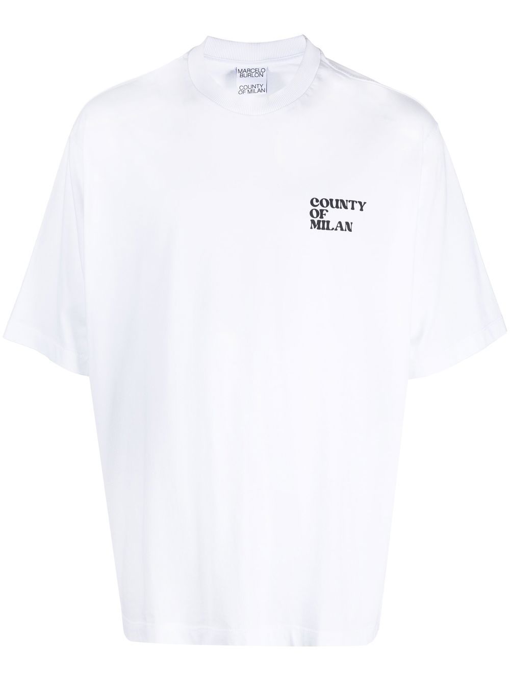 Marcelo Burlon County of Milan logo印花T恤 - 白色