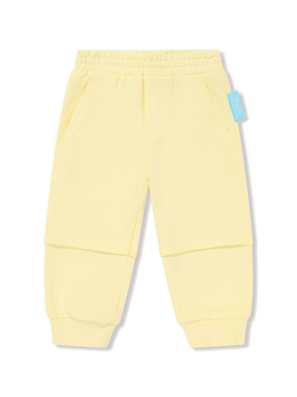 Emporio Armani Kids x The Smurfs 棉运动裤 - 黄色