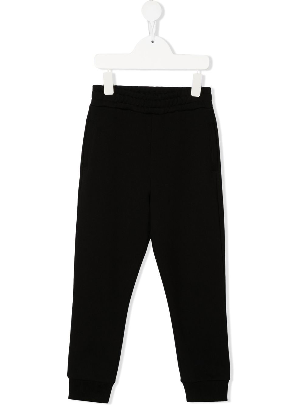 Balmain Kids 巴尔曼 logo运动裤 - 黑色