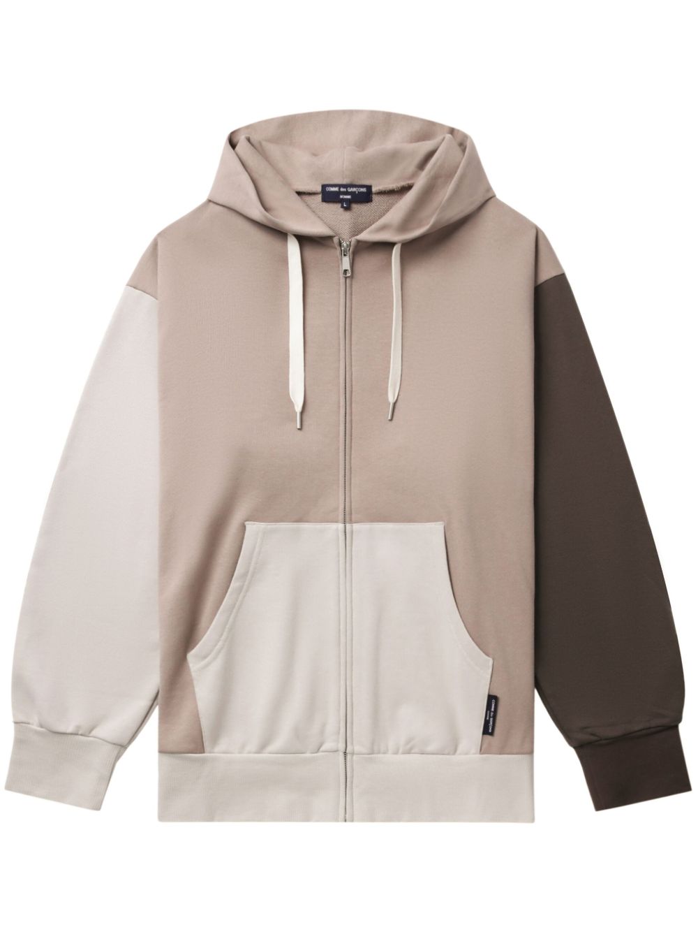 Comme des Garçons Homme 拼色连帽衫 - 中性色