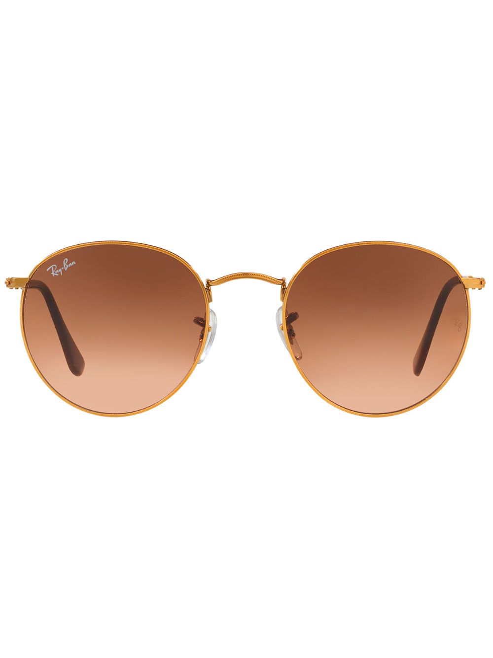 Ray-Ban 圆框太阳眼镜 - 金属色