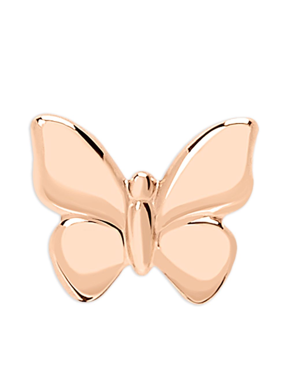 Dodo 9kt rose gold Butterfly single earring - 粉色