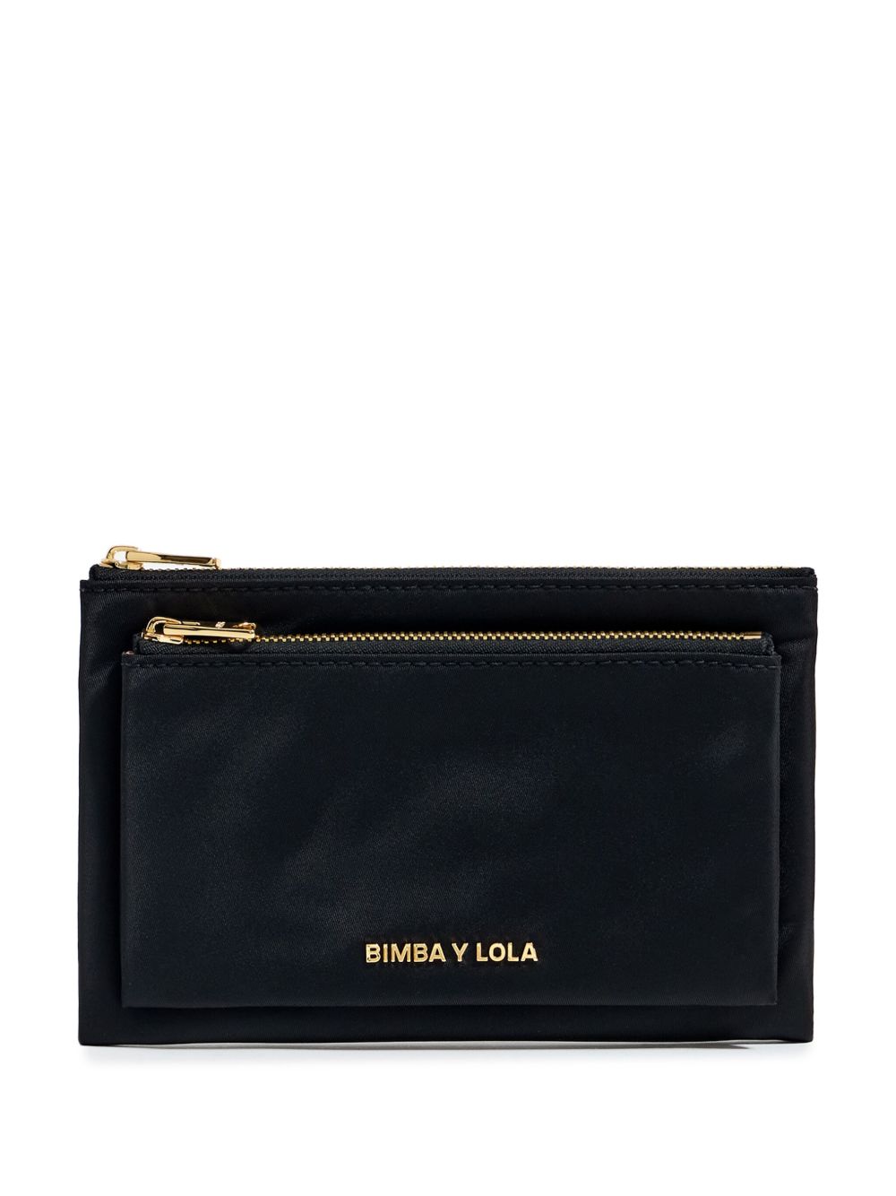 Bimba y Lola logo拉链钱包 - 黑色