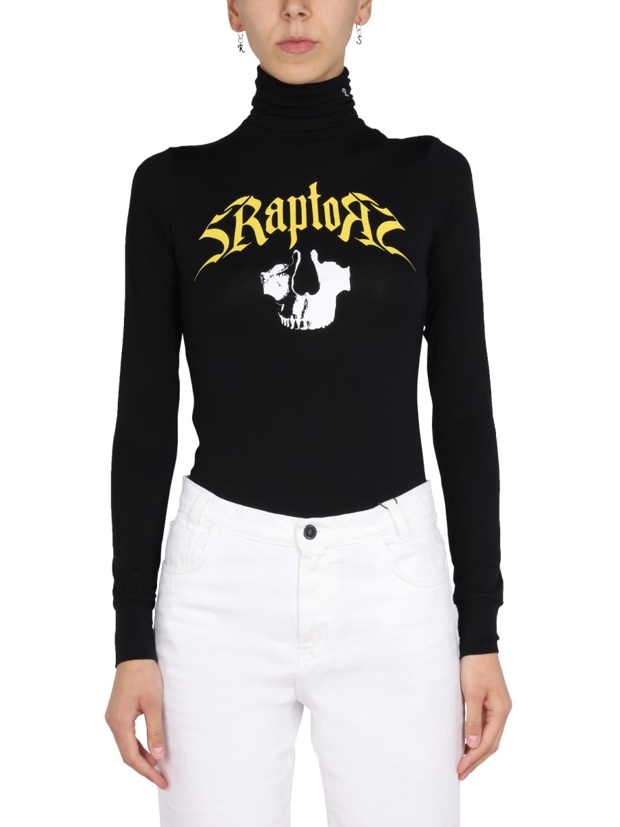 Raf Simons Logo刺绣T恤