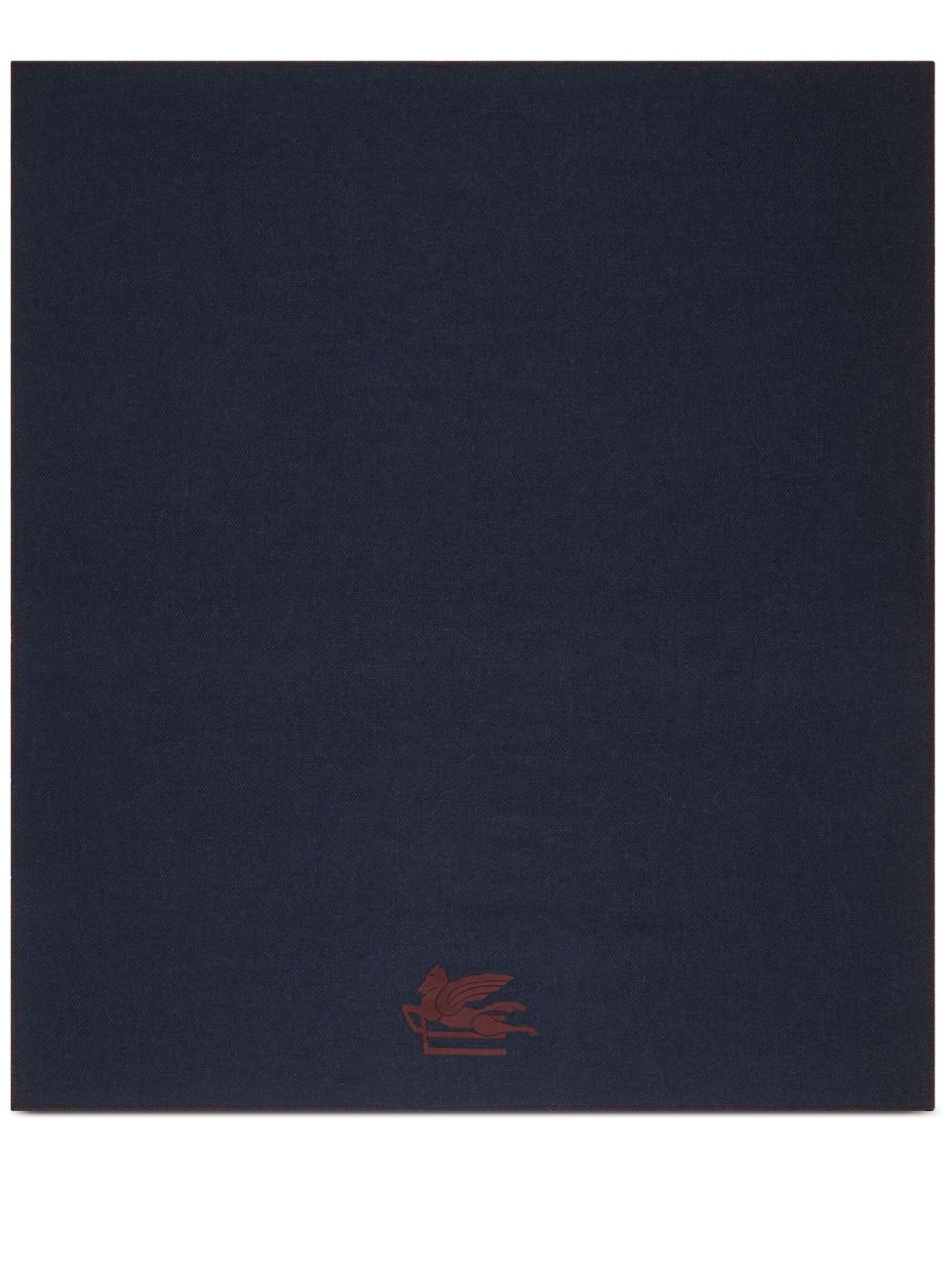 ETRO HOME Pegaso 软羊毛毯子 - 蓝色