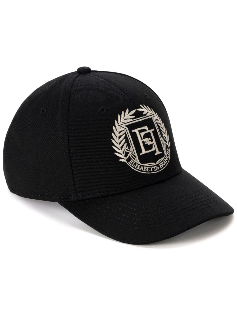 Elisabetta Franchi logo棒球帽 - 黑色