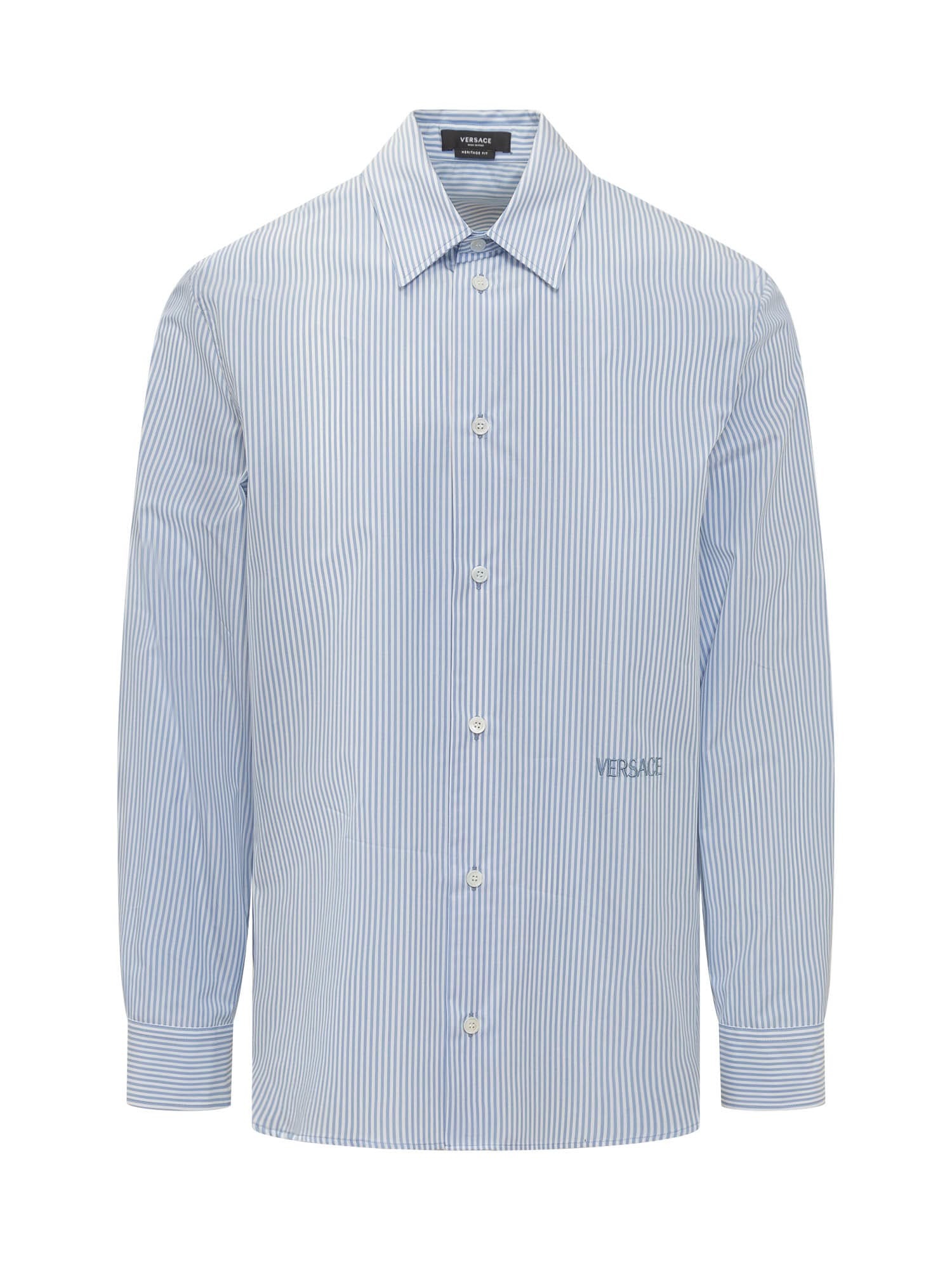 Versace Striped Seashell Baroque Shirt