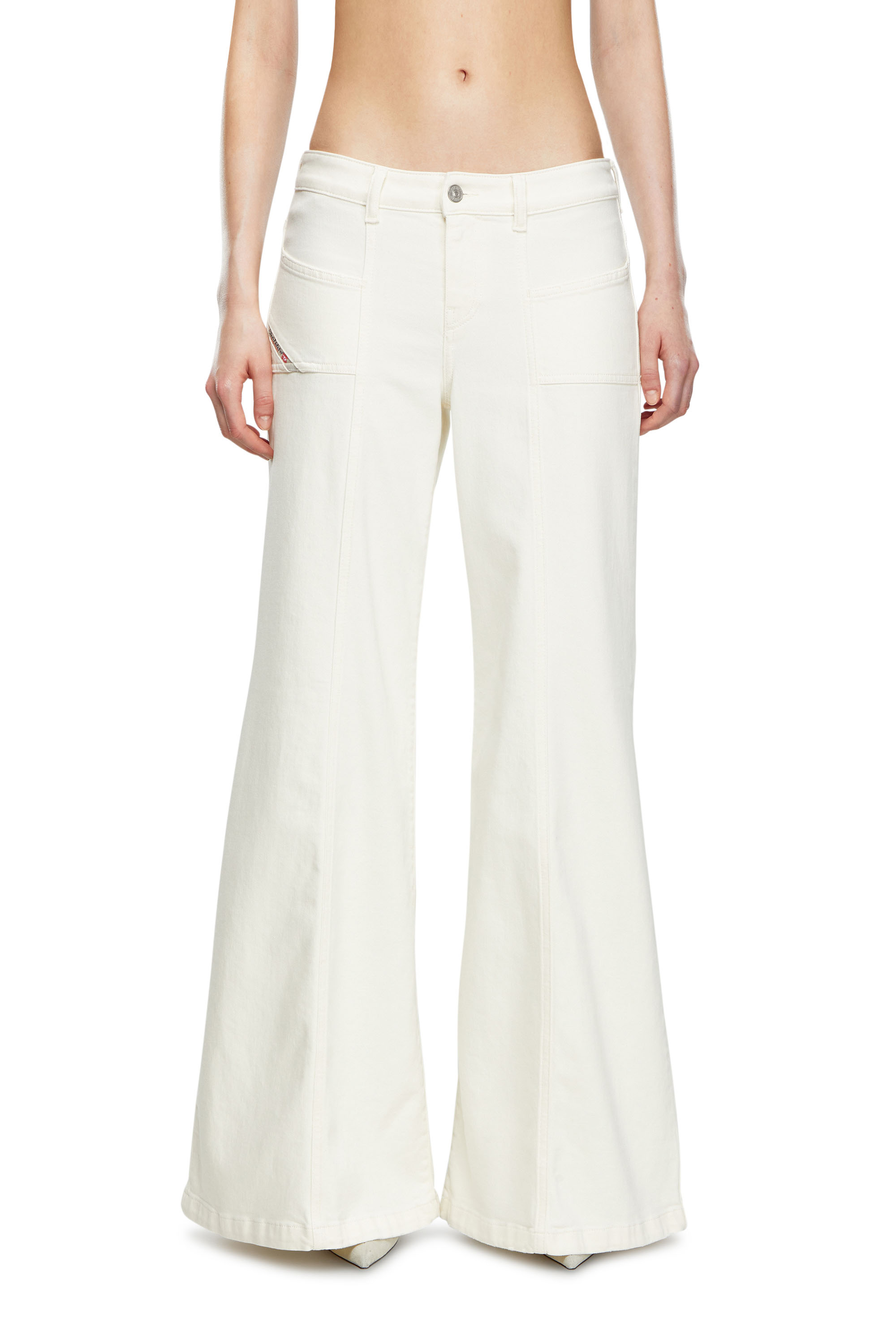 Diesel - Flare Jeans - D-Akii - Jeans - Woman - White