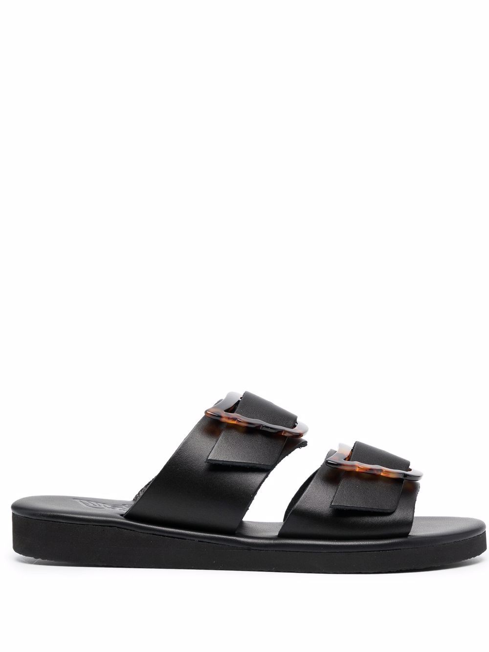 Ancient Greek Sandals Iaso 超大款扣环凉鞋 - 黑色