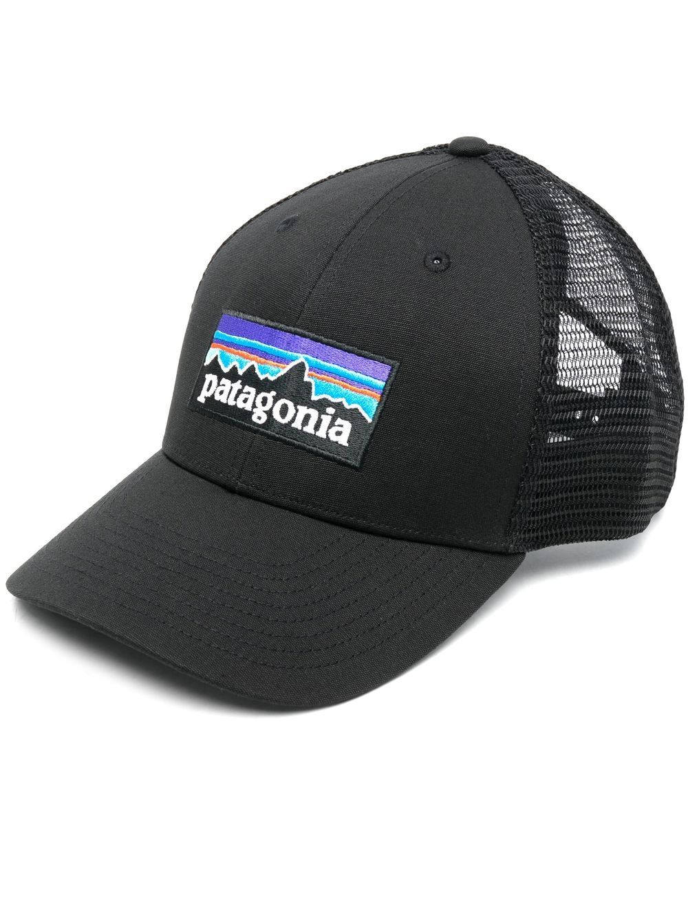 Patagonia 标贴棒球帽 - 黑色