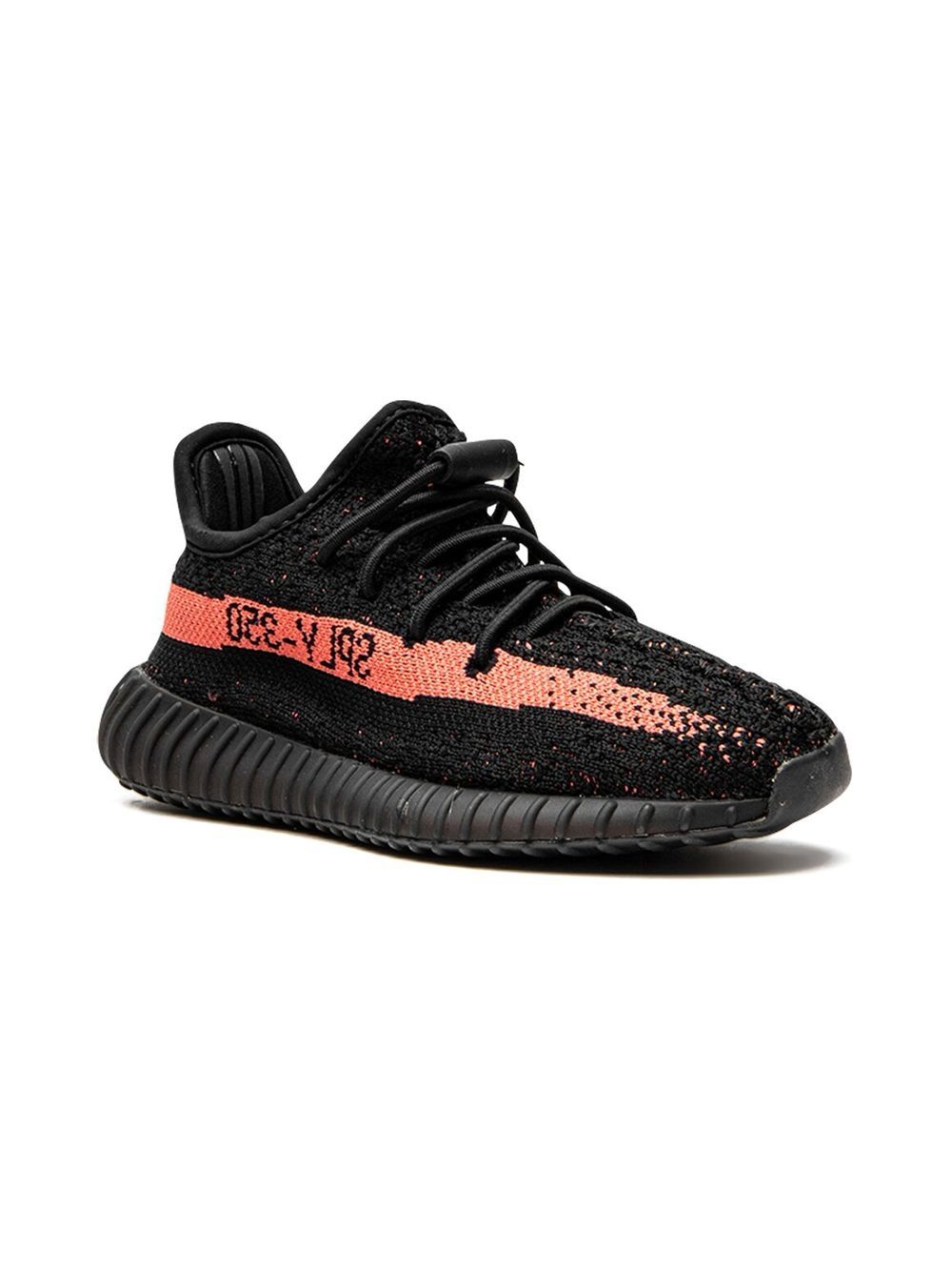 Adidas Yeezy Kids YEEZY Boost 350 V2 运动鞋 - 黑色