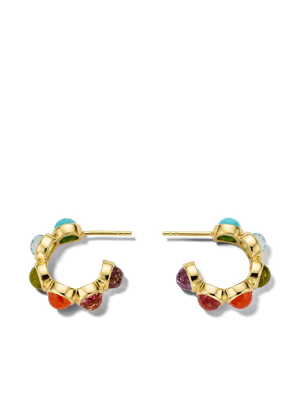 IPPOLITA Lollipop 18K黄金矿石镶嵌耳环 - 金色