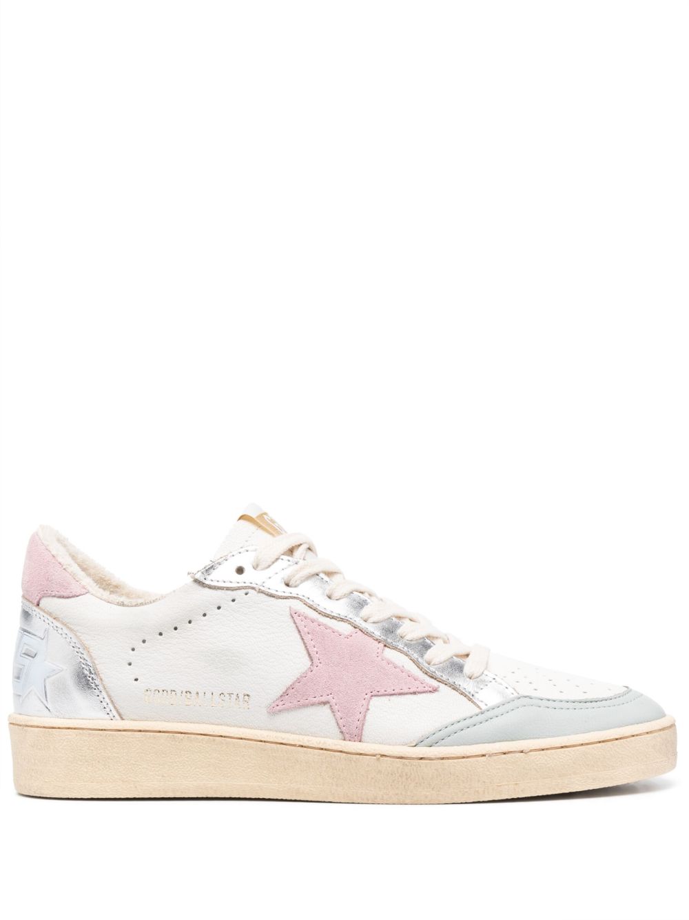 Golden Goose Ball Star 皮质低帮运动鞋 - 白色