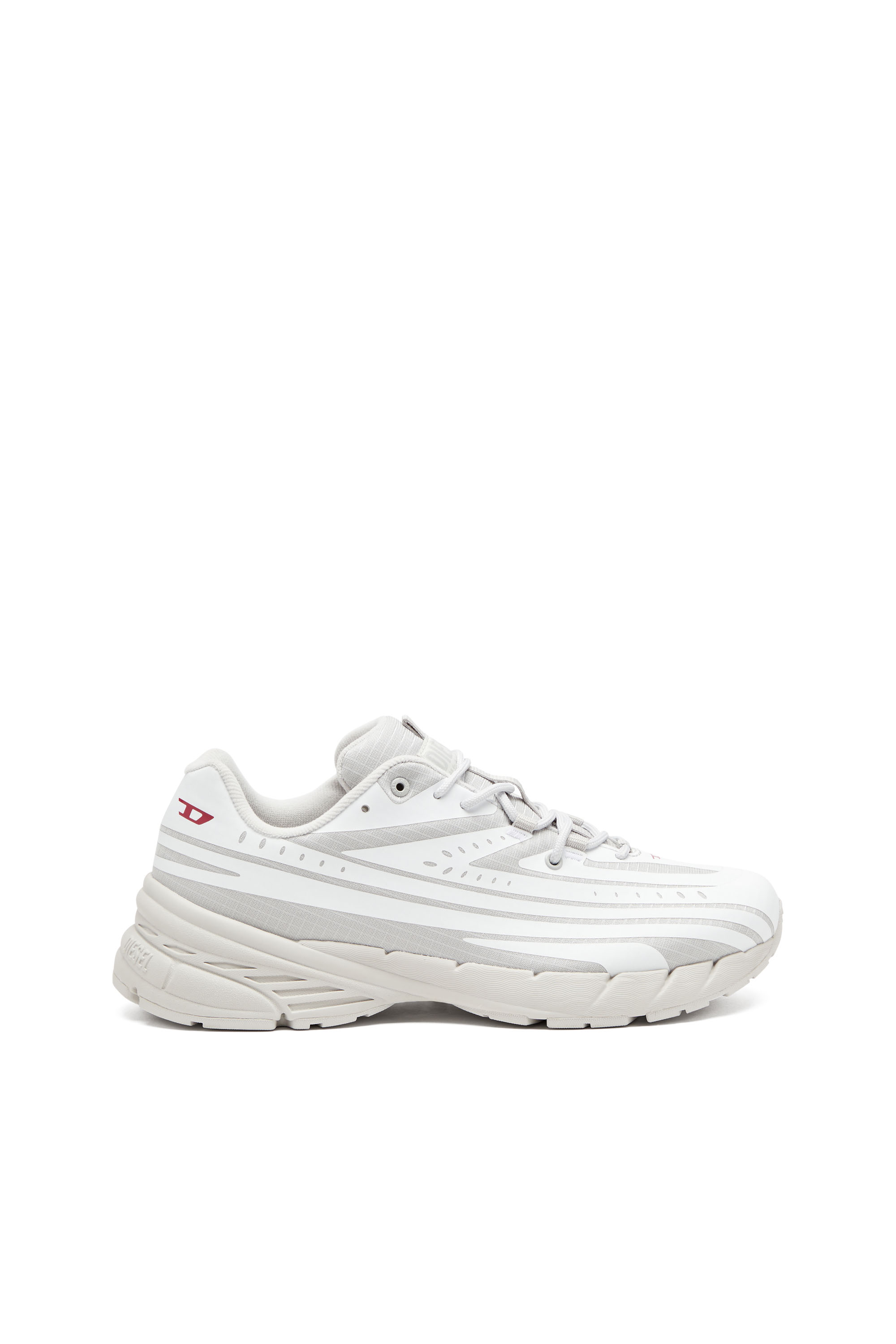Diesel - D-Airspeed Low-Striped sneakers in coated ripstop - Sneakers - Woman - Multicolor