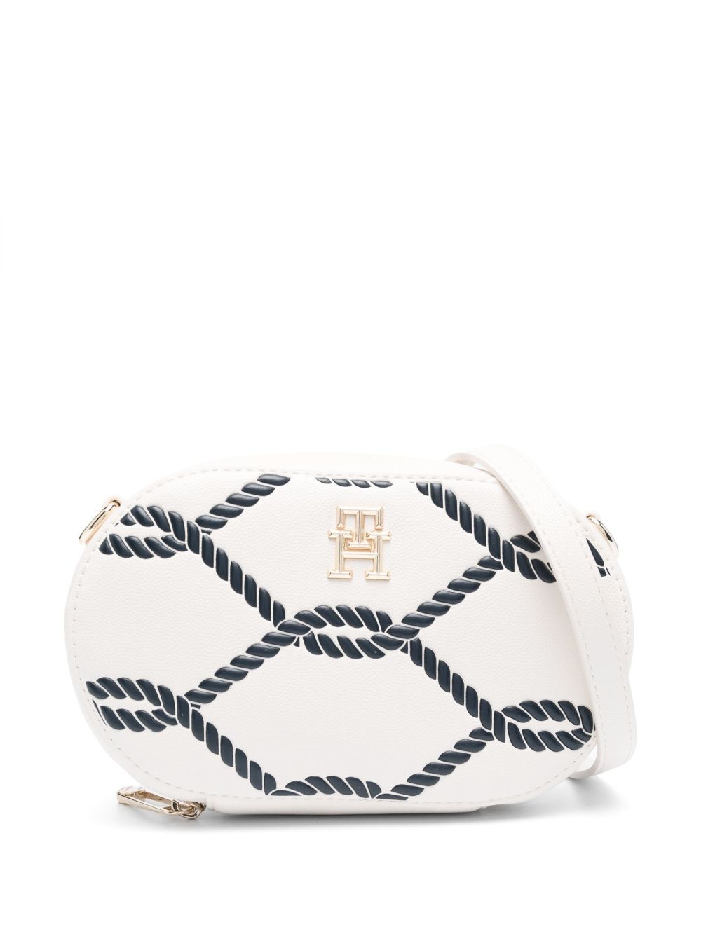 Tommy Hilfiger 绳索印花斜挎包 - 中性色