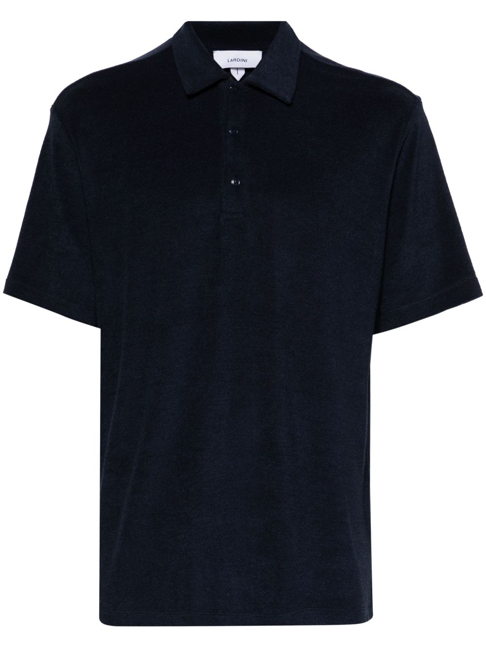 Lardini 毛巾布polo衫 - 蓝色