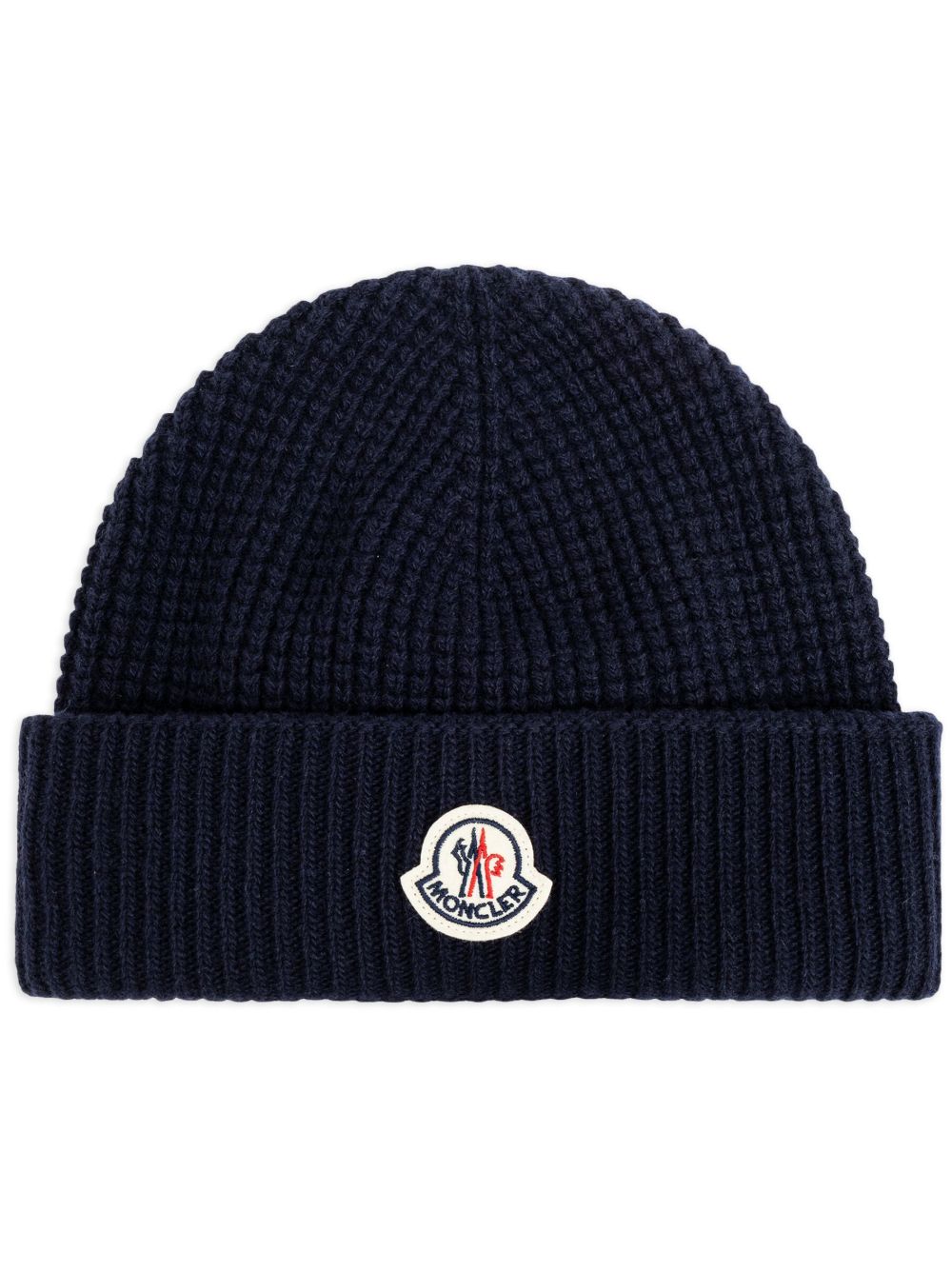 Moncler 标贴套头帽 - 蓝色