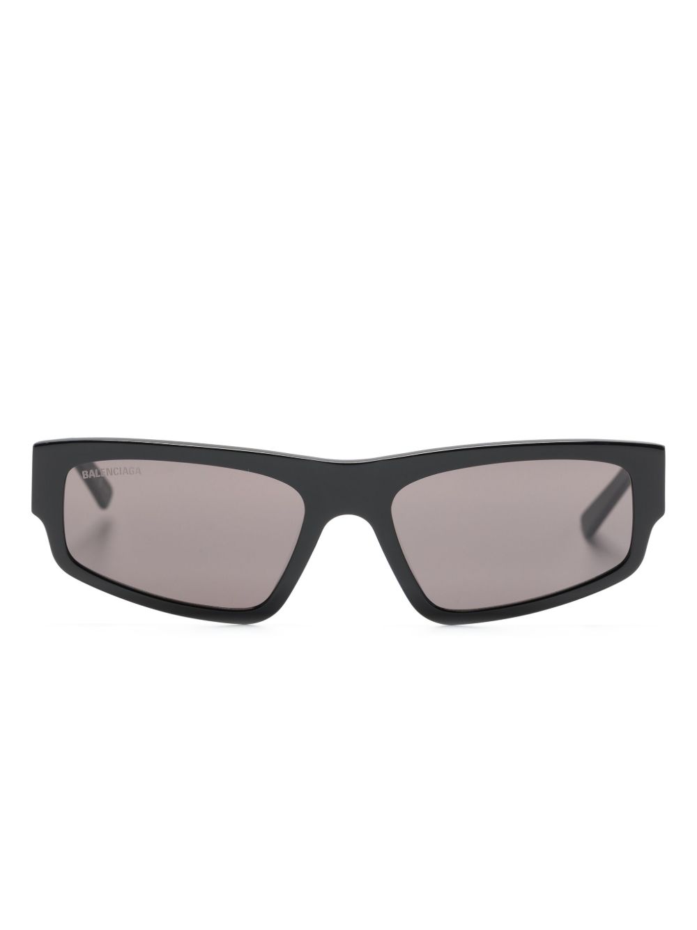 Balenciaga Eyewear logo印花方框太阳眼镜 - 黑色