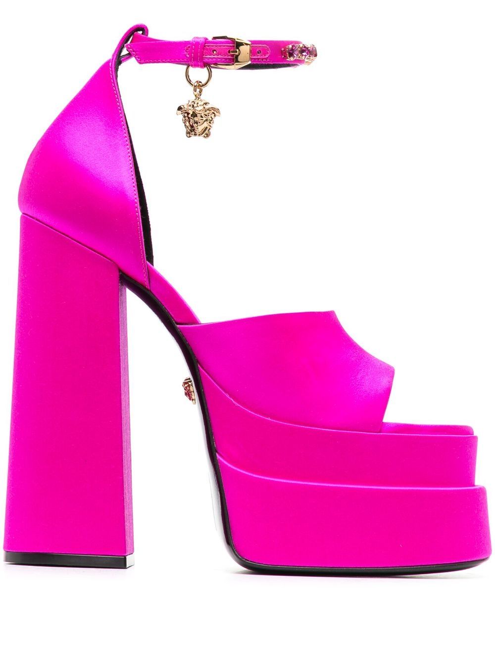 Versace Medusa Aevitas Platform 凉鞋 - 粉色